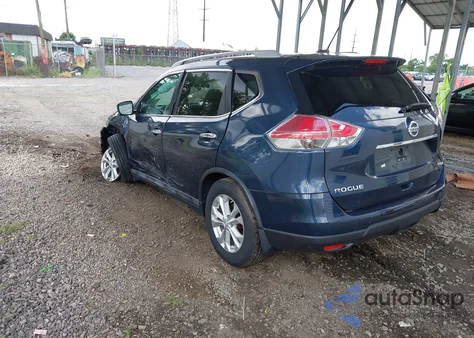 2015 Nissan Rogue Sv из США, поврежденный, VIN 5N1AT2MV6FC758795